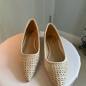 Sam Wdelman Wanda, Ivory Raffia 7.5M